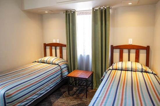 Warmbaths, A Forever Resort: 4-Sleeper Chalet. Wheelchair friendly. 2 bedrooms (1 double bed & 2 single beds)